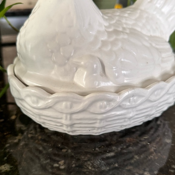 SOLD >>>Vintage nesting hen egg storage dish - Portmeirion Pottery - Picture 10 of 10